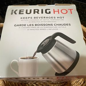New,never used, still in the box, 32 ounce Keurig 2.0 carafe.